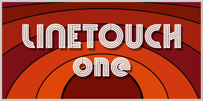 Linetouch One Font Poster 1