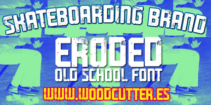 Skateboarding Brand Font Poster 1