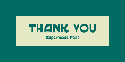 Supermode Font Poster 10