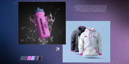 Sport Lane Font Poster 8