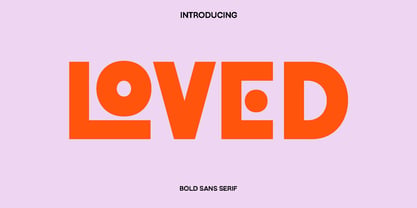 Loved Font Poster 1