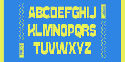 Retro Food Font Poster 4