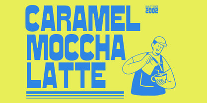 Retro Food Font Poster 9