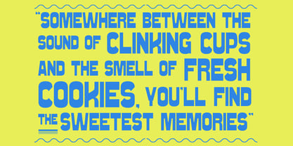 Retro Food Font Poster 14
