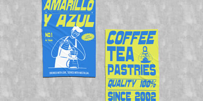 Retro Food Font Poster 8