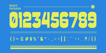 Retro Food Font Poster 13