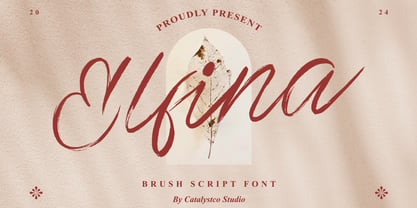 Elfina Font Poster 1