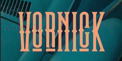 Vornick Font Poster 1