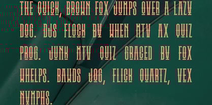 Vornick Font Poster 6