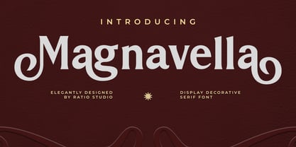 Magnavella Font Poster 1