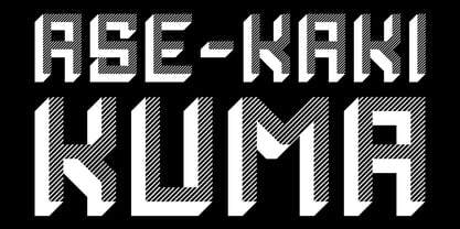 Naname Kun Font Poster 2