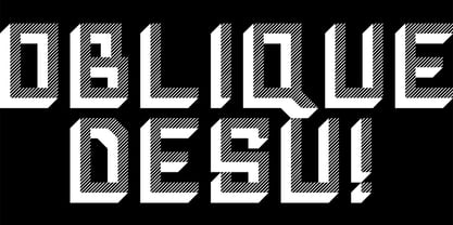 Naname Kun Font Poster 6