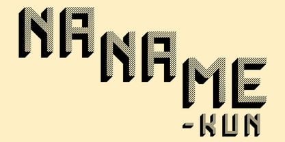 Naname Kun Font Poster 1