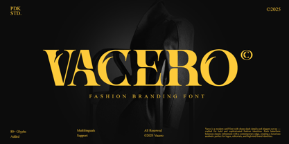 Vacero Font Poster 1