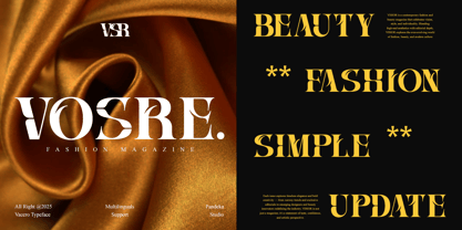 Vacero Font Poster 4