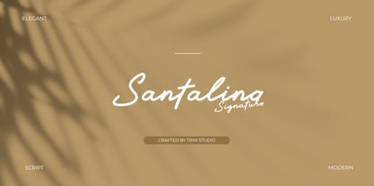 Santalina Font Poster 1