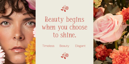 Montera Bloom Font Poster 6