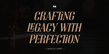 Lazelle Font Poster 4