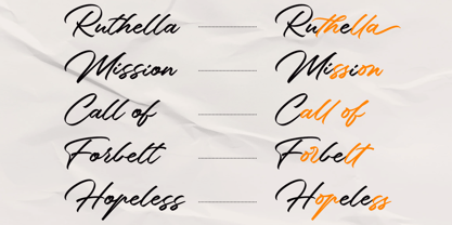 Corbellion Font Poster 10