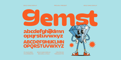 Gemst Font Poster 1