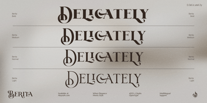 Al Berita Font Poster 2