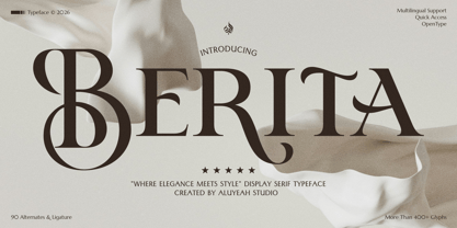 Al Berita Font Poster 1