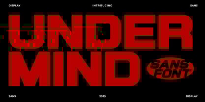 Under Mind Sans Font Poster 1