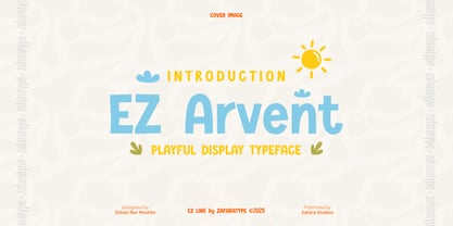 EZ Arvent Font Poster 1