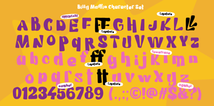 Billy Muffin Font Poster 9