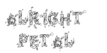 Alrightpetal Font Poster 7