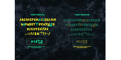 Street Pieces Font Poster 9