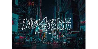 Street Pieces Font Poster 3