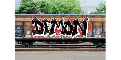 Street Pieces Font Poster 4