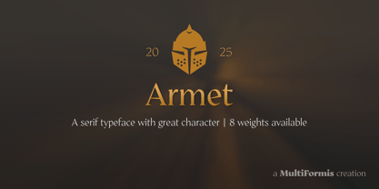 Armet Font Poster 1