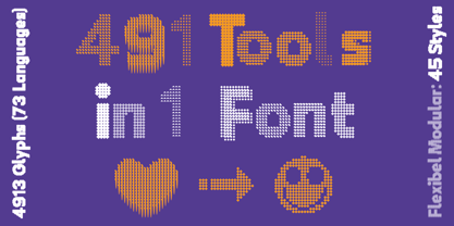 Flexibel Modular Font Poster 9