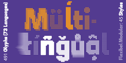 Flexibel Modular Font Poster 3