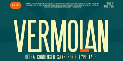 Vermolan Font Poster 1