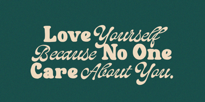 Natural Mistic Font Poster 2