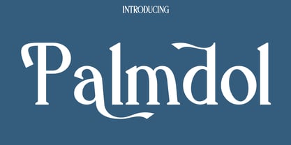 Palmdol Font Poster 1