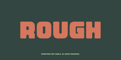 Whinstone Font Poster 6