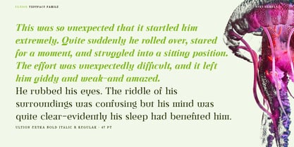 Ultion Font Poster 12