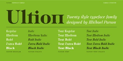 Ultion Font Poster 3