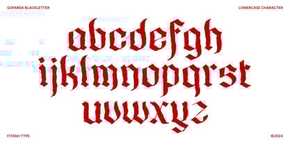 Gofarda Gothic Font Poster 9