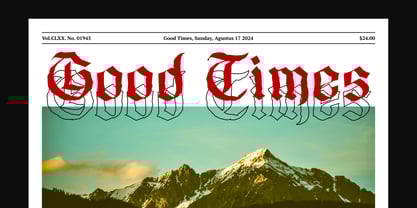 Gofarda Gothic Font Poster 3