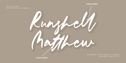 Millostha Font Poster 7