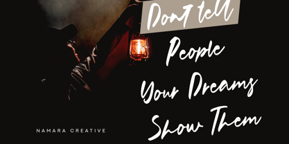 Millostha Font Poster 3