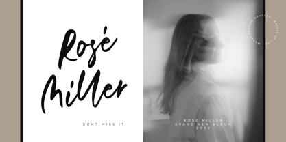 Millostha Font Poster 11