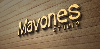 Mavones Font Poster 5