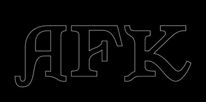 An Corp Font Poster 3