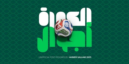 As WCA26 Font Poster 11